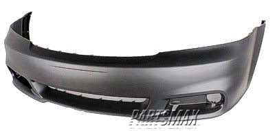 1000 | 2011-2014 DODGE AVENGER Front bumper cover prime | CH1000996|68081991AC