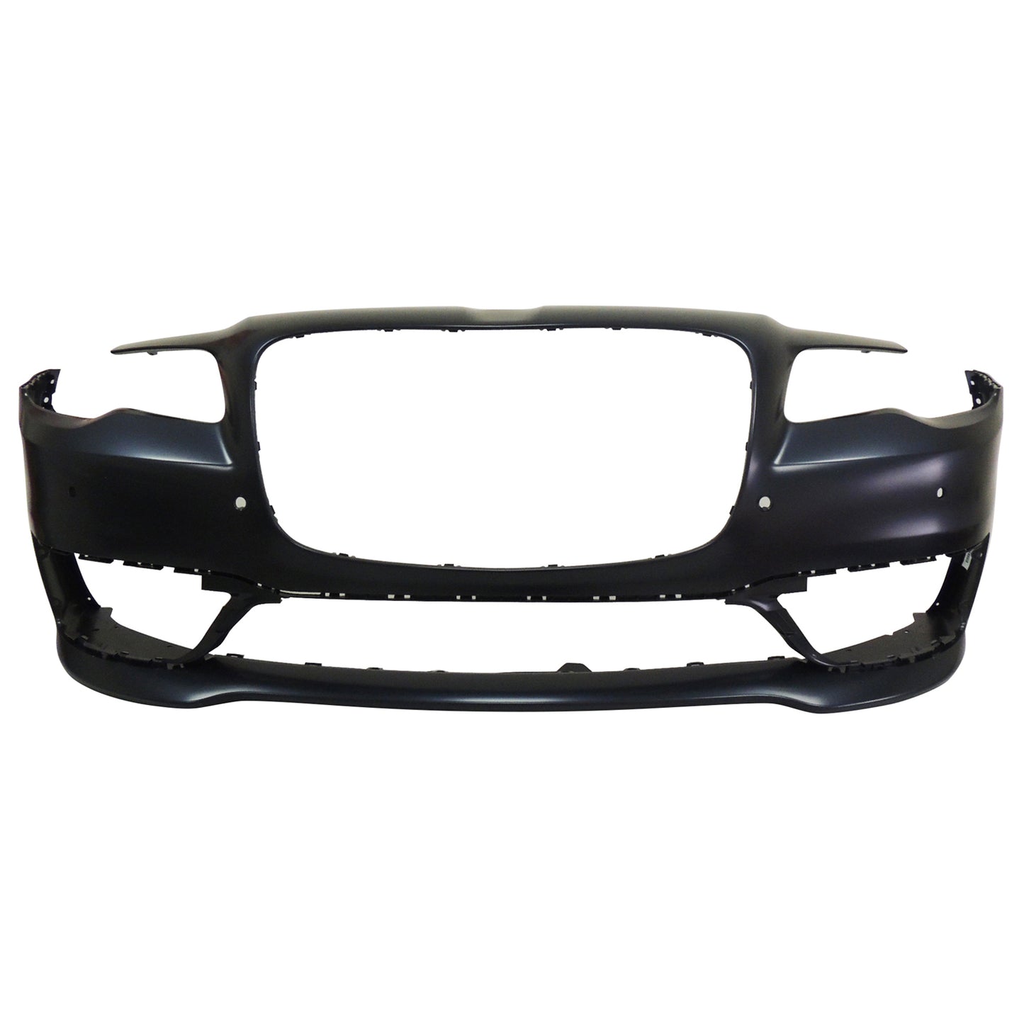 250 | 2017-2021 CHRYSLER 300 Front bumper cover S; w/Appearance Pkg; w/Parking Sensors; Type 1; 6 Sensor Holes; prime | CH1000A35|5PP57TZZAD