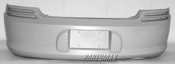 2430 | 2001-2006 DODGE STRATUS Rear bumper cover 4dr sedan; prime | CH1100274|5073328AA