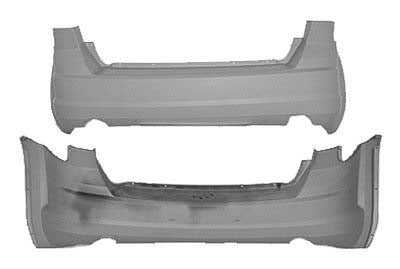 1100 | 2009-2010 DODGE JOURNEY Rear bumper cover R/T; Dual Exh; prime | CH1100925|68034223AL