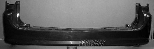 1100 | 2011-2020 DODGE GRAND CARAVAN Rear bumper cover w/o Parking Sensors; w/o Blind Spot Sensor; Code MLA; prime | CH1100969|68125724AC