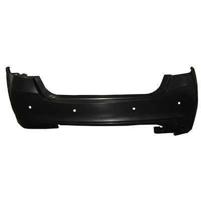 2430 | 2015-2017 CHRYSLER 200 Rear bumper cover 2.4L; w/Park Assist; w/o PPPA System; prime | CH1100991|1UW73TZZAD