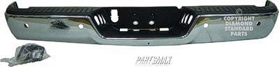 1103 | 2019-2019 RAM 1500 CLASSIC Rear bumper assembly w/o Dual Exh; w/Parking Sensor; w/Lic/Lamps; Chrome; see notes | CH1103122|68049769AB-PFM