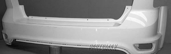 1114 | 2011-2019 DODGE JOURNEY Rear bumper cover upper w/o Parking Sensor; prime | CH1114102|1TY37TZZAF