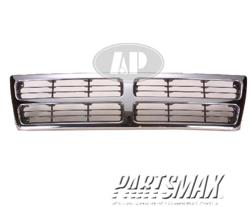 1200 | 1995-1997 DODGE B1500 Grille assy dark gray & bright | CH1200186|55054636