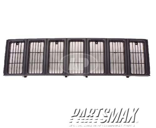 1200 | 1997-2001 JEEP CHEROKEE Grille assy Cherokee; SE/Sport; black primed | CH1200208|55055150