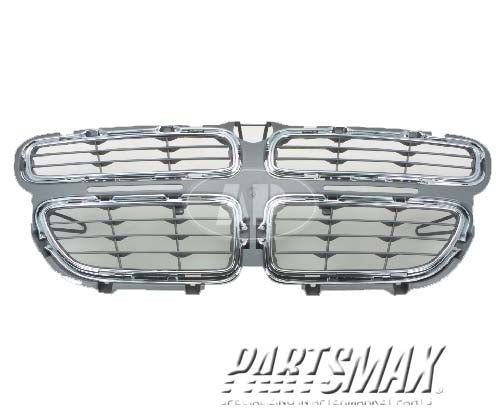 860 | 2001-2003 DODGE STRATUS Grille assy matte gray; w/bright inner frame; 4dr sedan | CH1200239|4805651AA
