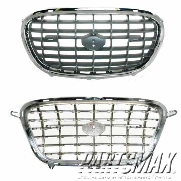 860 | 2002-2004 CHRYSLER CONCORDE Grille assy dark argent w/bright frame | CH1200258|5103109AA