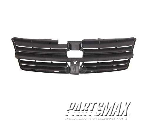 1200 | 2008-2010 DODGE GRAND CARAVAN Grille assy Matte Black; Paint To Match | CH1200310|5113126AA