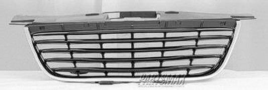 1200 | 2011-2014 CHRYSLER 200 Grille assy Chrome/Black | CH1200352|68102305AE