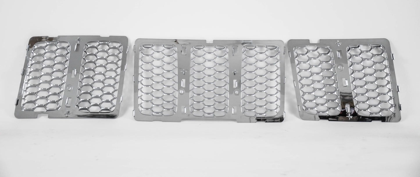 860 | 2014-2016 JEEP GRAND CHEROKEE Grille assy Honeycomb Style; Code MF1; Chrome/Chrome | CH1200366|68143075AB