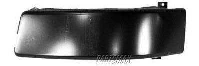 1214 | 1999-2003 DODGE RAM 2500 VAN LT Grille molding lower extension panel; prime | CH1214102|53347245AE
