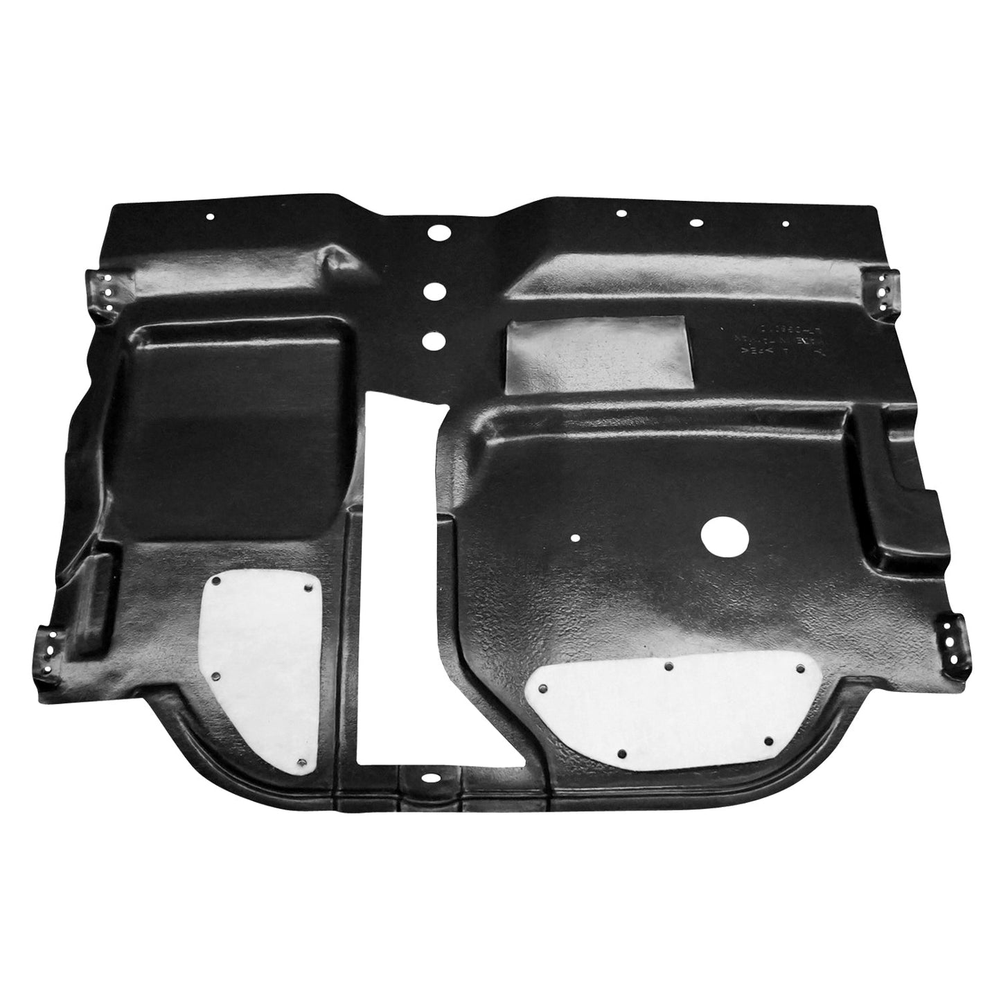 1228 | 2008-2010 CHRYSLER TOWN & COUNTRY Lower engine cover Center; MAT: PE/Vacuum Form; OEM: PP/Injection | CH1228147|5113267AA-PFM