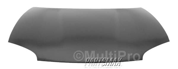 1230 | 1993-1996 DODGE INTREPID Hood panel assy w/o hood mount washer holes | CH1230135|4756122