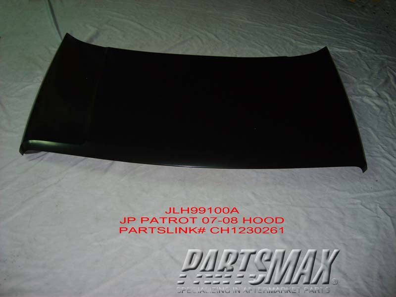 1230 | 2007-2017 JEEP PATRIOT Hood panel assy all | CH1230261|5054330AG