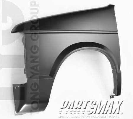 1240 | 1984-1990 PLYMOUTH VOYAGER LT Front fender assy all | CH1240114|4411913