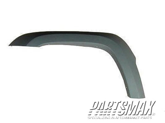 1268 | 2005-2006 JEEP LIBERTY LT Front fender flare Code K3L; pre-painted | CH1268113|5JH47BDLAF