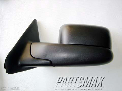 1320 | 2005-2009 DODGE RAM 2500 LT Mirror outside rear view Manual; w/Towing Pkg; Fold-Out; New Design | CH1320227|55077493AN