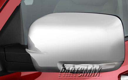 1320 | 2009-2010 DODGE RAM 1500 LT Mirror outside rear view Power; Heated; Black (Code GT6) | CH1320303|55372067AI