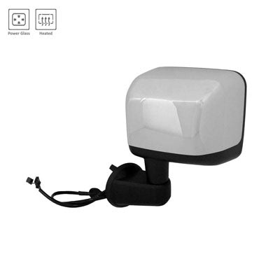 1320 | 2015-2017 JEEP WRANGLER LT Mirror outside rear view Power; Heated; Non-Folding; Chrome | CH1320391|68249845AC