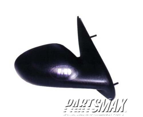 1321 | 2001-2004 DODGE NEON RT Mirror outside rear view Manual; Black | CH1321158|4783560AN