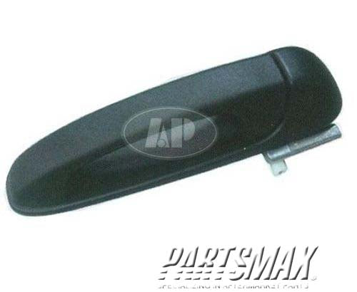 1520 | 2002-2004 JEEP GRAND CHEROKEE LT Rear door handle outer Grand Cherokee Laredo; black | CH1520105|55135839AD