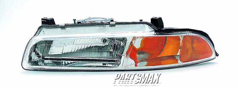 2502 | 1996-1996 PLYMOUTH BREEZE LT Headlamp assy composite standard beam pattern | CH2502110|4630151
