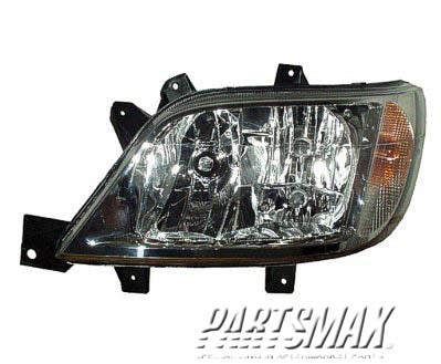 2502 | 2003-2006 DODGE SPRINTER 2500 LT Headlamp assy composite w/o Fog Lamps | CH2502172|5124526AA