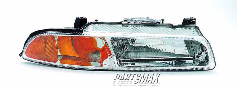 2503 | 1996-1996 PLYMOUTH BREEZE RT Headlamp assy composite standard beam pattern | CH2503110|4630150