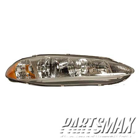 2503 | 2002-2004 DODGE INTREPID RT Headlamp assy composite includes park/signal lamp | CH2503149|5161540AB