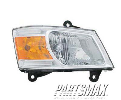 1160 | 2008-2010 DODGE GRAND CARAVAN RT Headlamp assy composite all | CH2503191|5113332AD