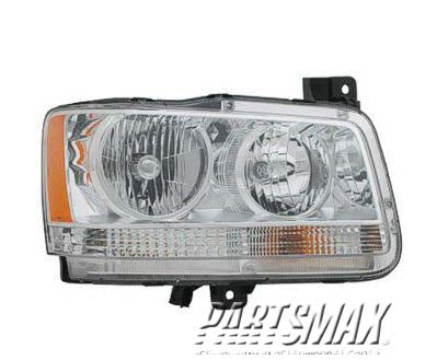 2503 | 2008-2008 DODGE MAGNUM RT Headlamp assy composite Halogen; w/Chrome Bezel | CH2503214|4806338AB