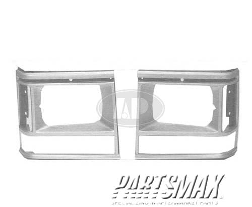 2513 | 1987-1990 DODGE CARAVAN RT Headlamp door w/composite lamps | CH2513106|4388214