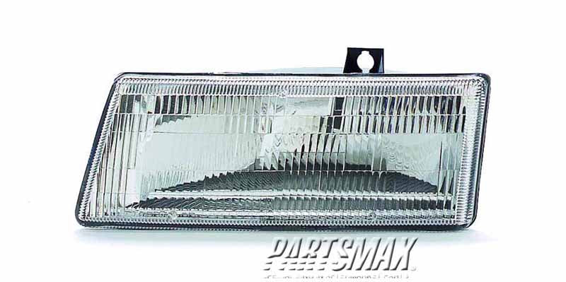 2518 | 1991-1995 PLYMOUTH VOYAGER LT Headlamp lens/housing w/composite headlamps | CH2518104|4451731