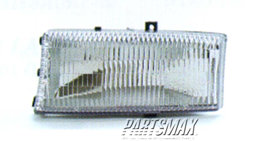 2518 | 1998-2004 DODGE DURANGO LT Headlamp lens/housing all | CH2518107|55055171AE