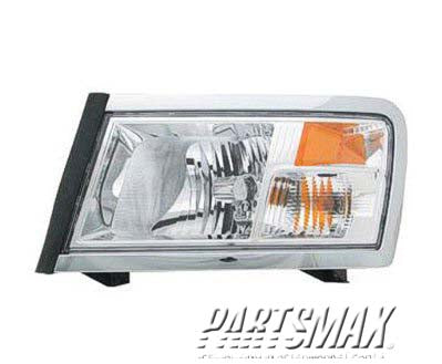 2518 | 2011-2011 RAM DAKOTA LT Headlamp lens/housing w/o Black Bezel | CH2518128|55112245AF