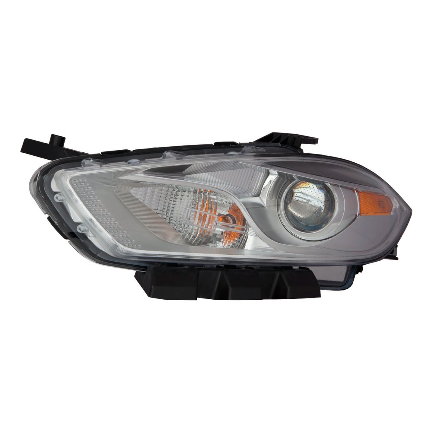 2518 | 2013-2015 DODGE DART LT Headlamp lens/housing Halogen; Chrome Trim | CH2518143|68081389AL