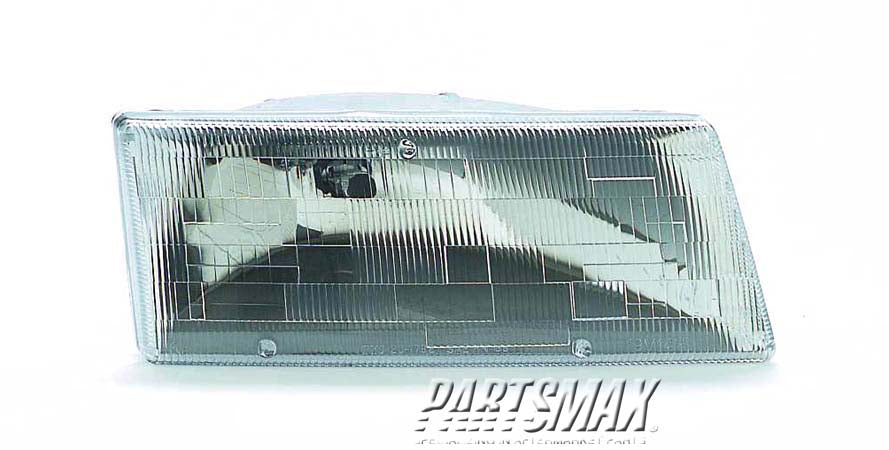 2519 | 1989-1994 PLYMOUTH SUNDANCE RT Headlamp lens/housing all | CH2519103|4451508