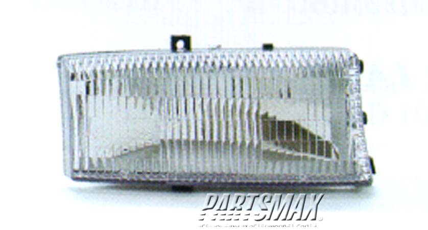 2519 | 1998-2004 DODGE DURANGO RT Headlamp lens/housing all | CH2519107|55055170AE
