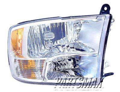 2519 | 2010-2010 DODGE RAM 3500 RT Headlamp lens/housing w/Quad Lamps; Code LME | CH2519135|68001484AI