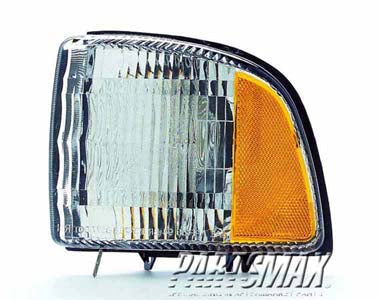2520 | 1994-1998 DODGE RAM 3500 LT Parklamp assy includes marker/signal lamp | CH2520119|55054773AD