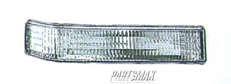 1276 | 1993-1997 JEEP GRAND CHEROKEE RT Parklamp assy Grand Cherokee; park/signal assy; w/3 connectors; to 12/25/96; below hdlamp | CH2521120|56005098