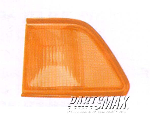 2550 | 1989-1995 DODGE SPIRIT LT Front marker lamp assy amber | CH2550110|4676019