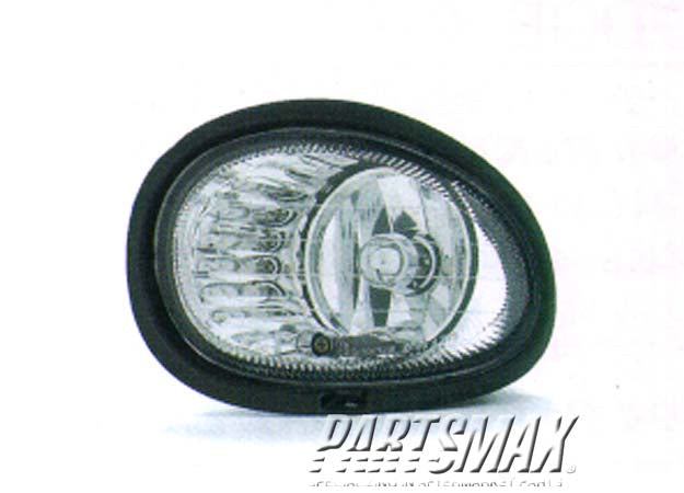 1570 | 1998-2004 DODGE INTREPID RT Fog lamp assy all | CH2593102|4574836