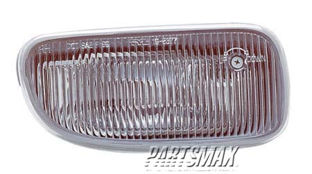 2593 | 1999-2001 JEEP GRAND CHEROKEE RT Fog lamp assy Grand Cherokee; w/o bulb or bezel | CH2593111|55155136