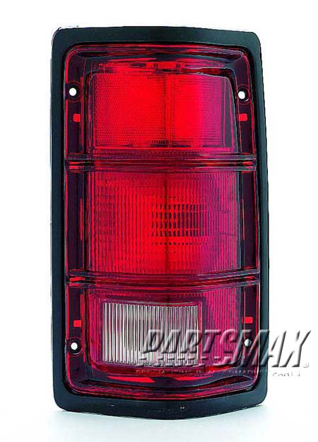 2800 | 1988-1992 DODGE DAKOTA LT Taillamp assy w/o SE pkg; from 11/27/87; w/o bright rim | CH2800111|55076439