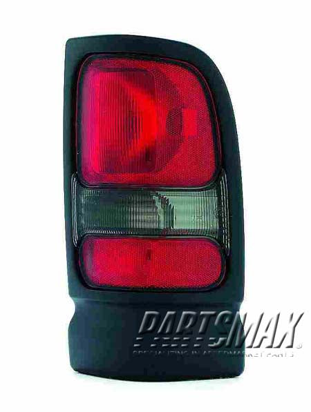 2800 | 1994-2002 DODGE RAM 2500 LT Taillamp assy w/o Sport package; early design | CH2800122|55055265AC