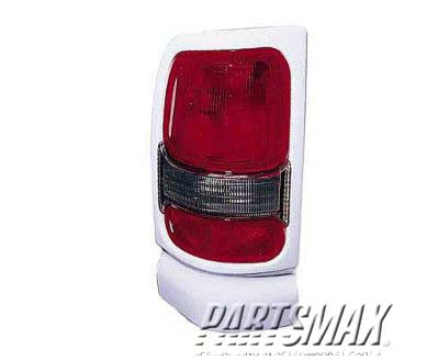 2800 | 1994-2001 DODGE RAM 3500 LT Taillamp assy w/Sport package; white | CH2800134|5EK45GW7AC