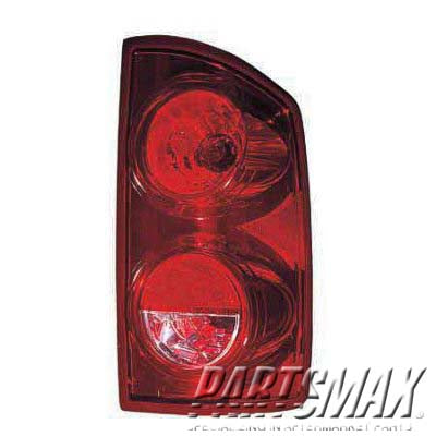 2801 | 2007-2008 DODGE RAM 2500 RT Taillamp assy NEW STYLE | CH2801165|55277302AC