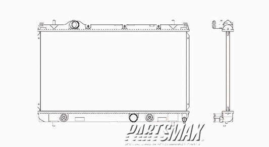 3010 | 2002-2004 DODGE NEON Radiator assembly w/auto trans | CH3010121|5019214AB